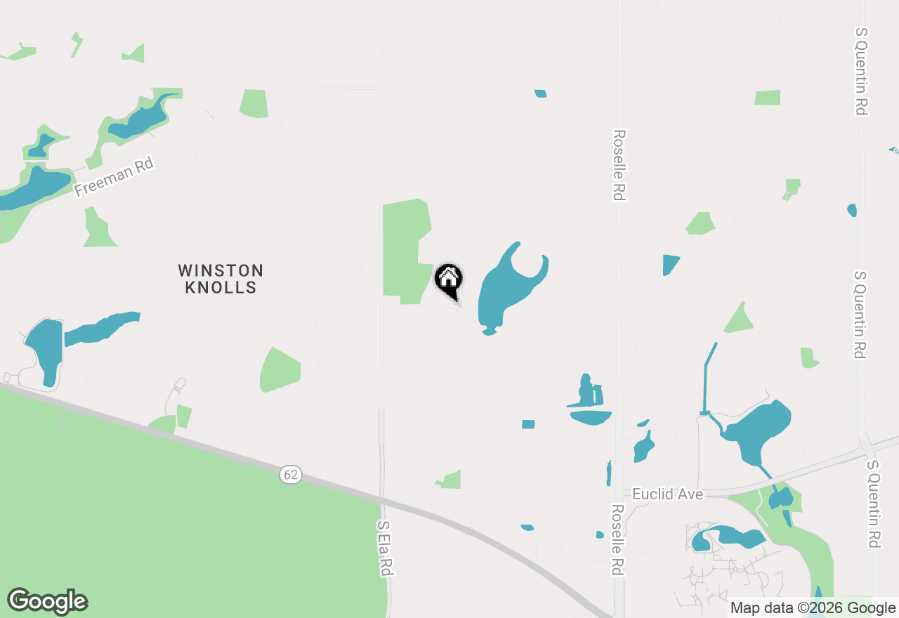 Map of 1886 Clover Drive, Inverness, IL 60067