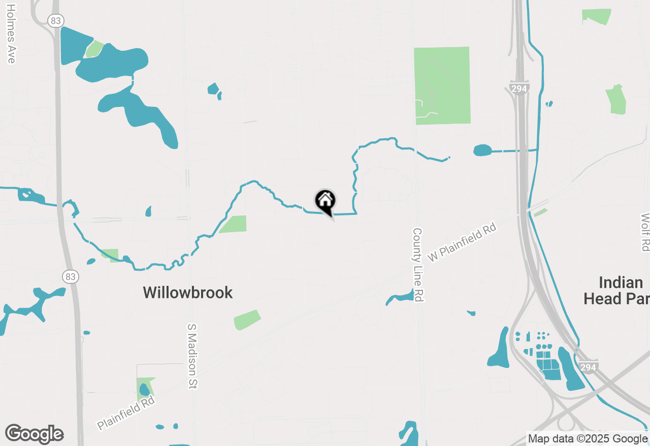 Map of 362 Countryside Court, Burr Ridge, IL 60527