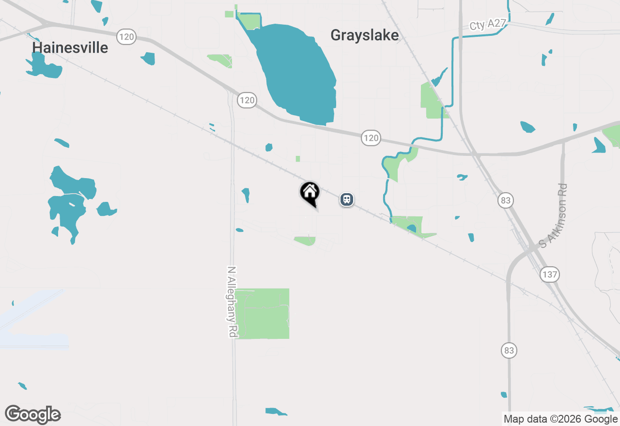 Map of 574 Cannonball Drive, Grayslake, IL 60030