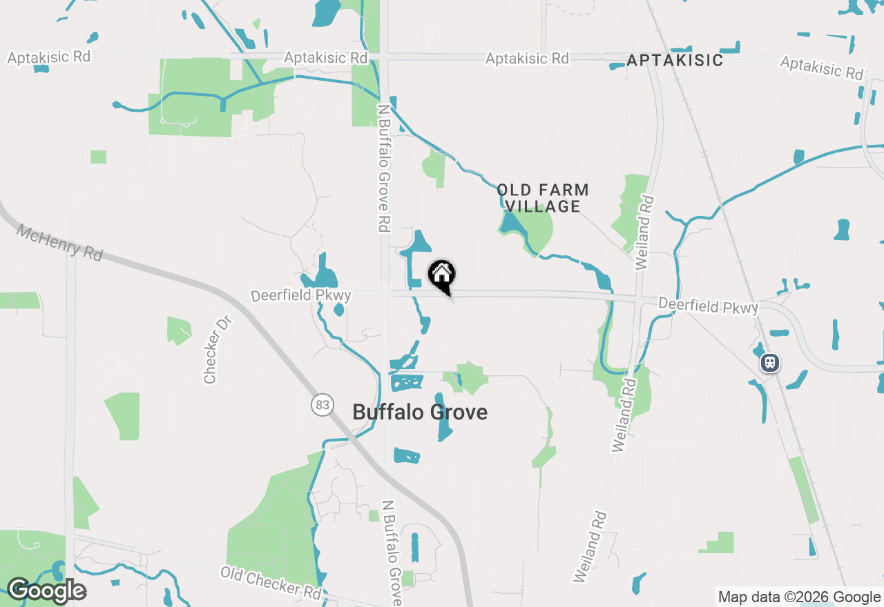 Map of 118 Morningside Lane W #118, Buffalo Grove, IL 60089