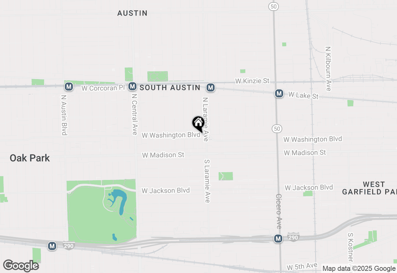 Map of 5223 W Washington Boulevard #5223-2, Chicago, IL 60644