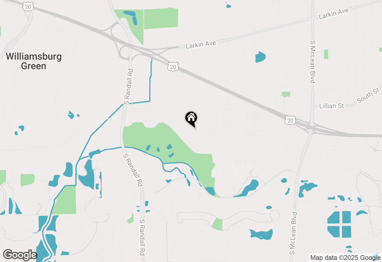 Map of 381 Purdue Lane, Elgin, IL 60123