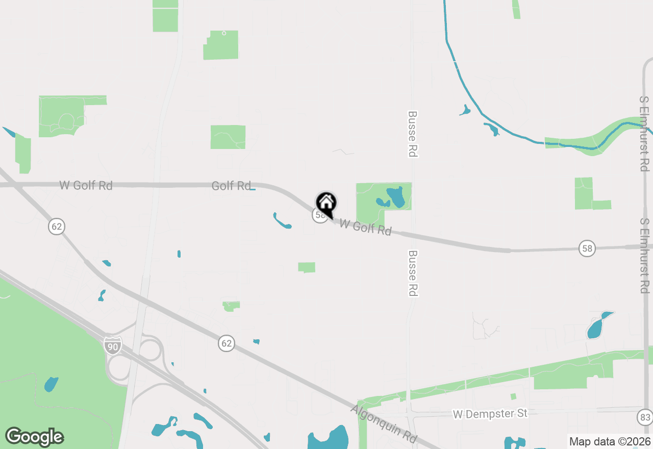 Map of 1903 Golf Road #1B, Mount Prospect, IL 60056