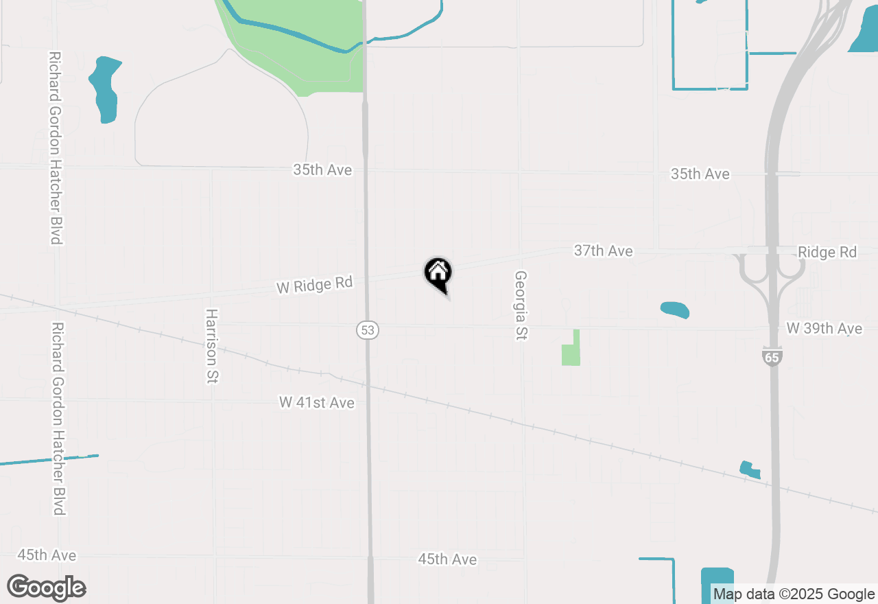 Map of 3836 Delaware Street, Gary, IN 46409