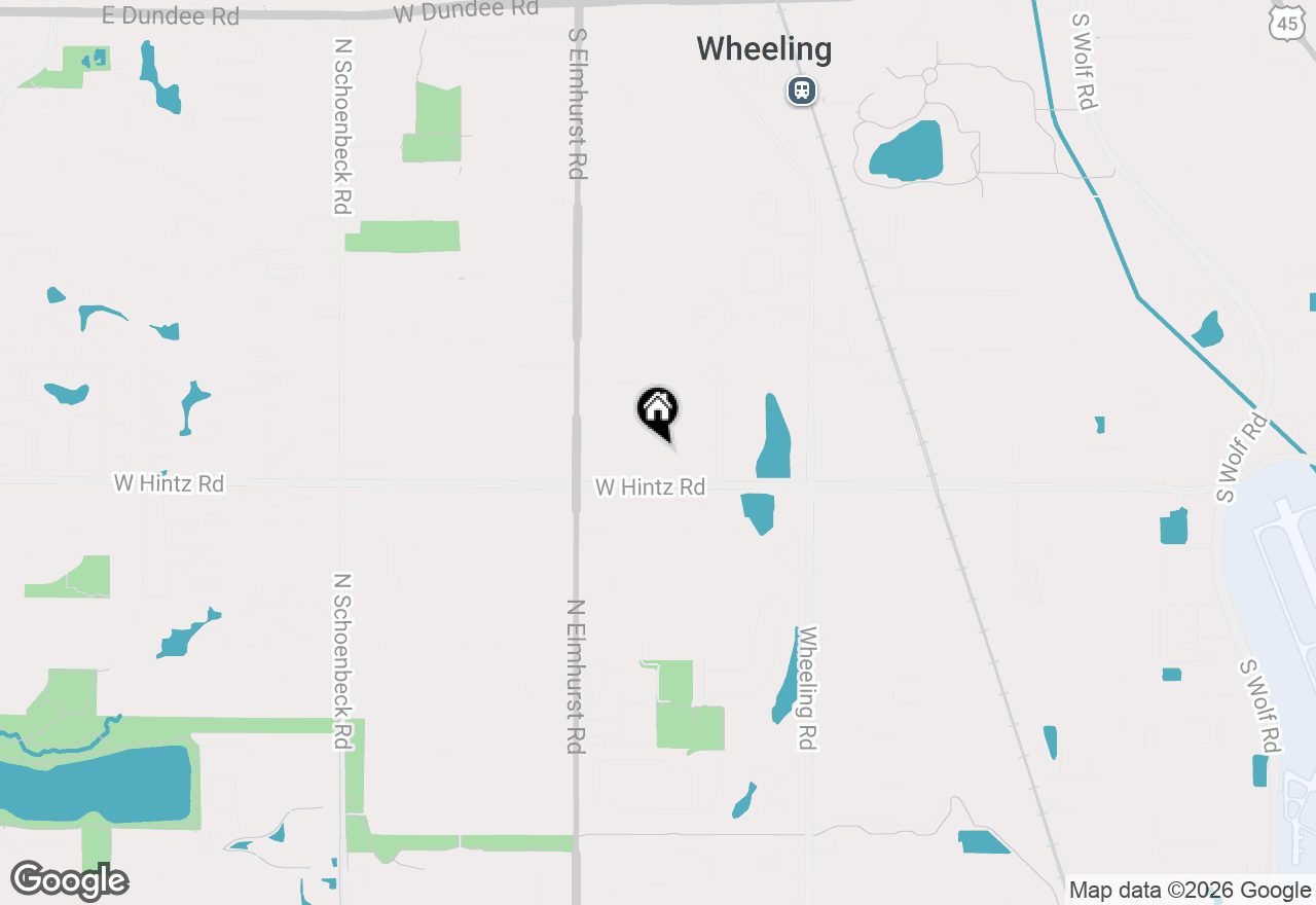 Map of 751 Garth Road, Wheeling, IL 60090