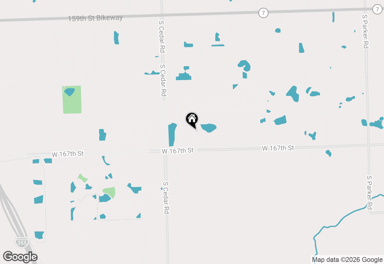 Map of 16548 Dorchester Place, Lockport, IL 60441