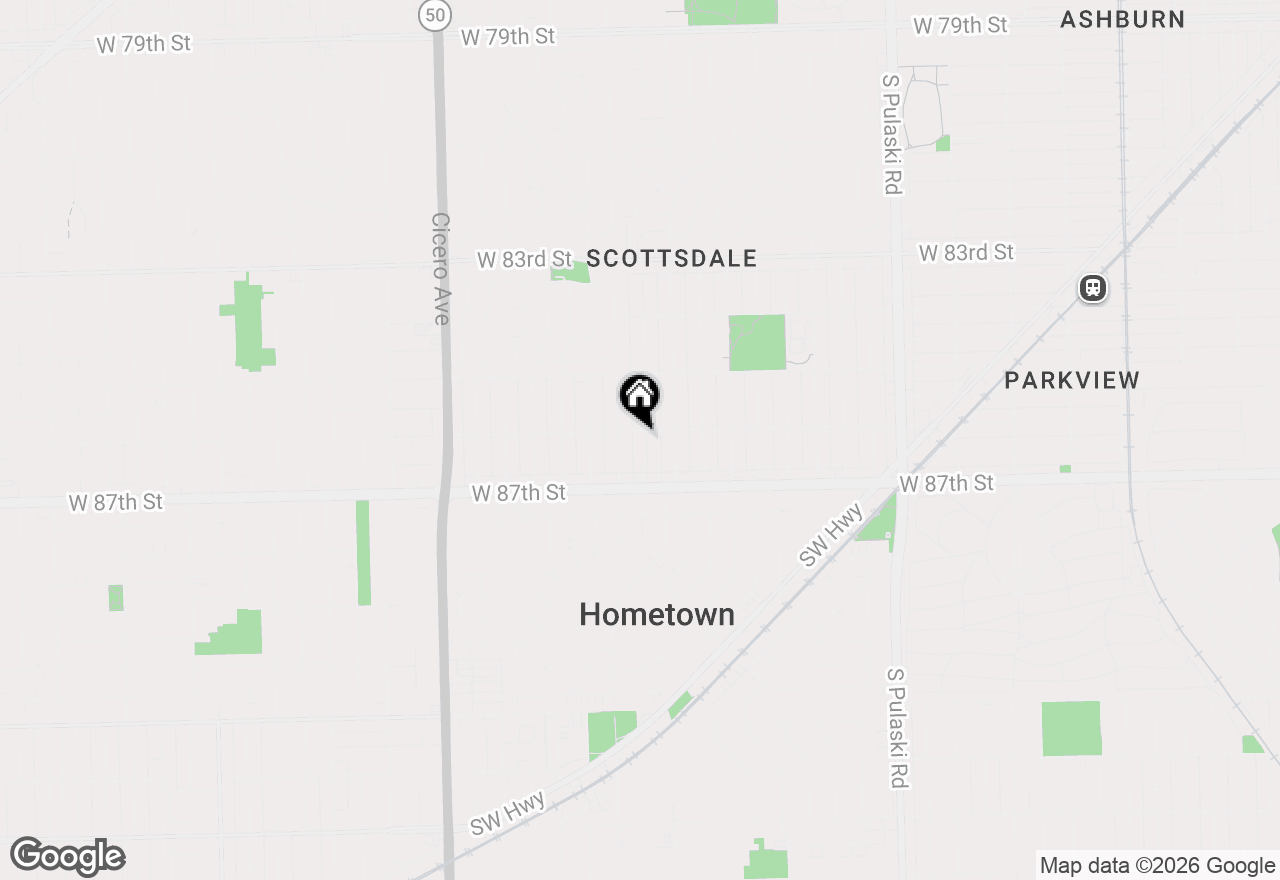 Map of 8604 S Kenneth Avenue, Chicago, IL 60652