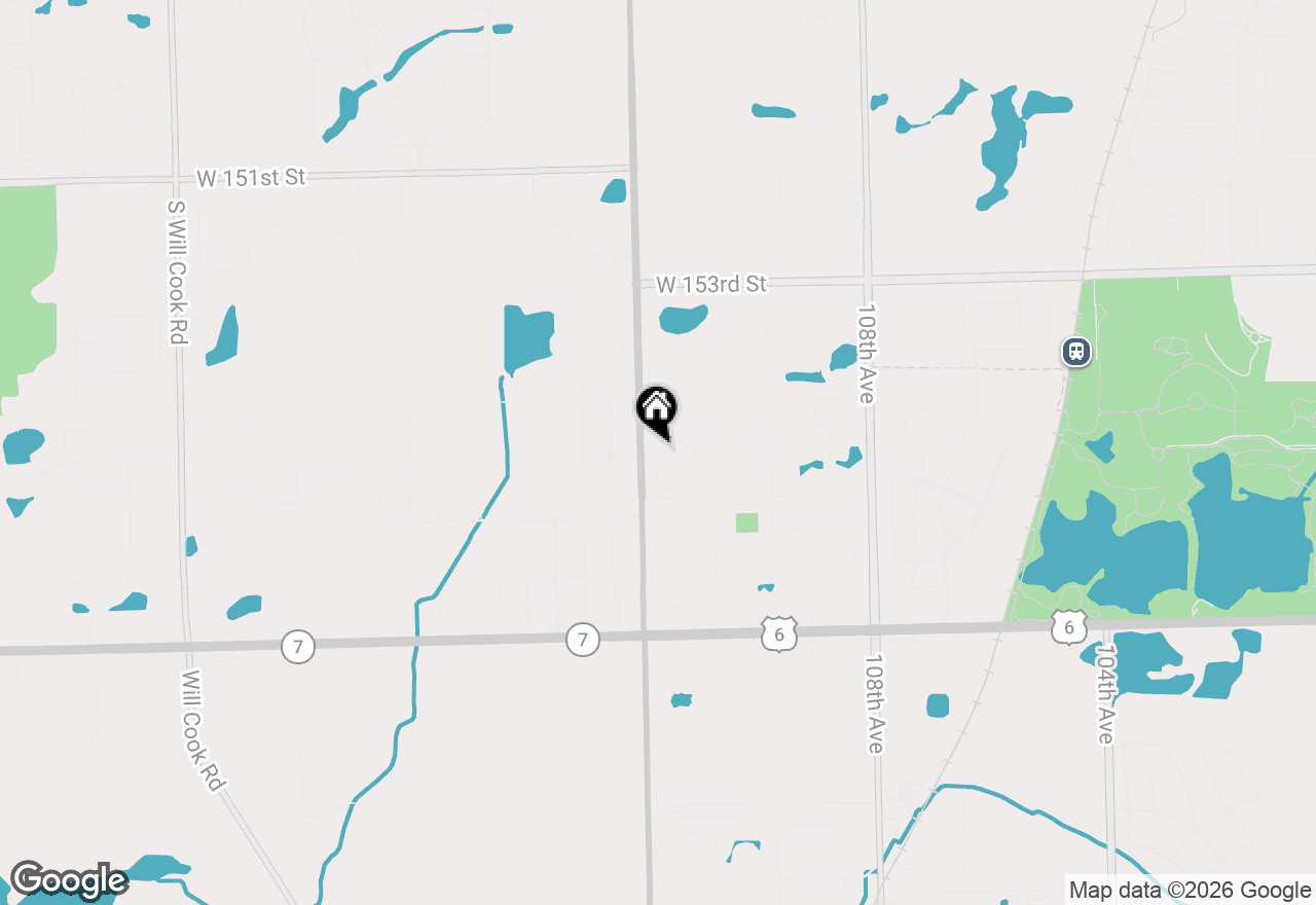 Map of 15555 Wolf Road, Orland Park, IL 60467