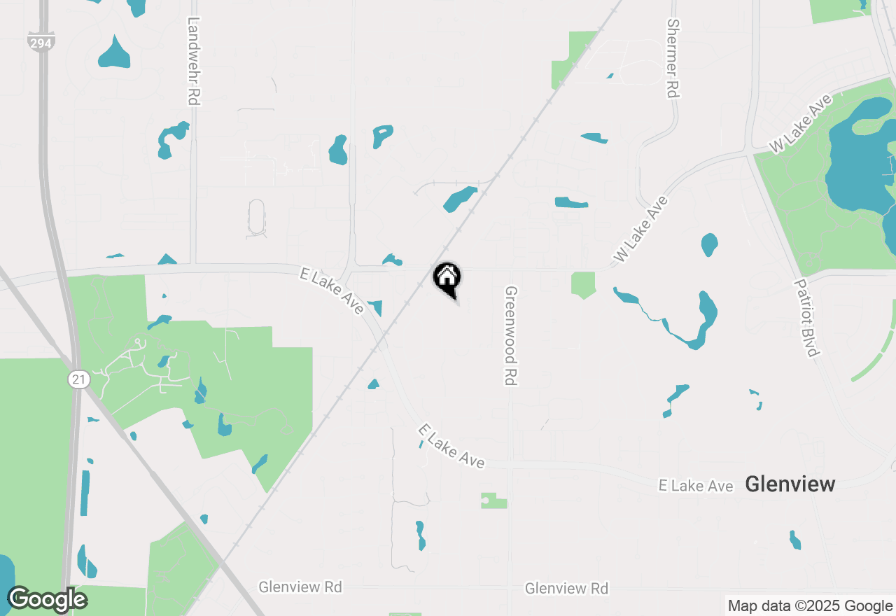 Map of 1701 Longmeadow Drive, Glenview, IL 60026