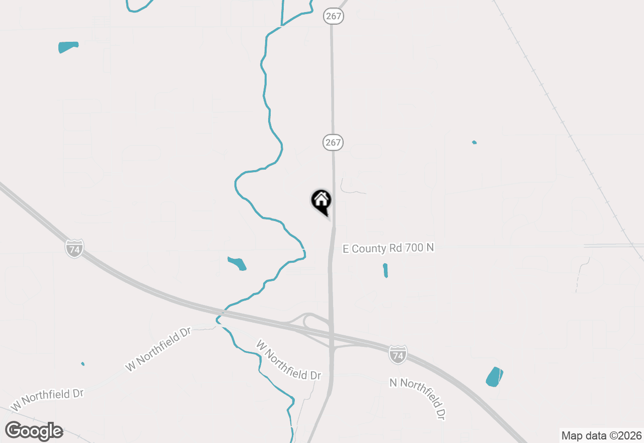 Map of 1531 Winding Creek Trail, Brownsburg, IN 46112