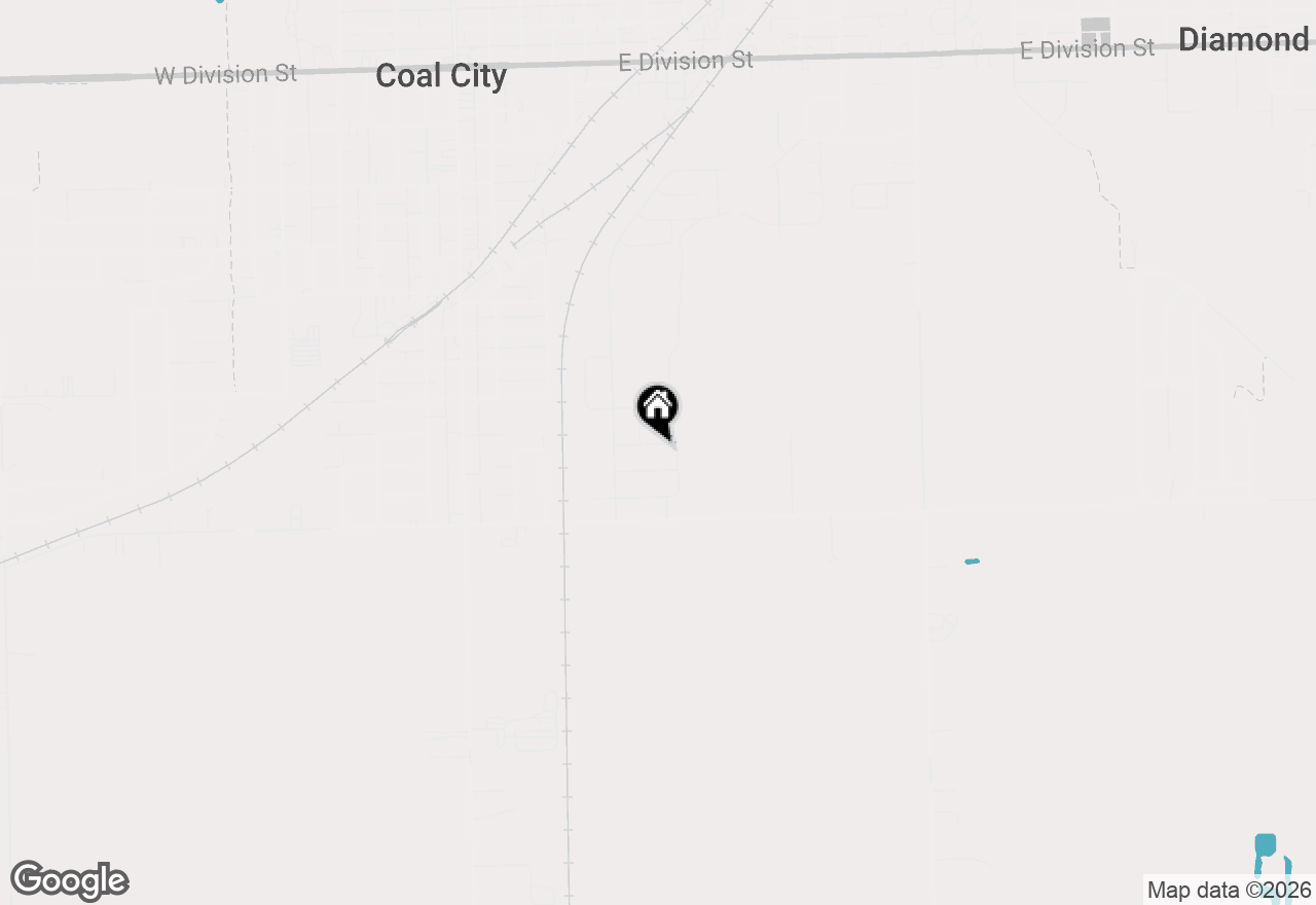 Map of 585 E Campbell Drive, Coal City, IL 60416