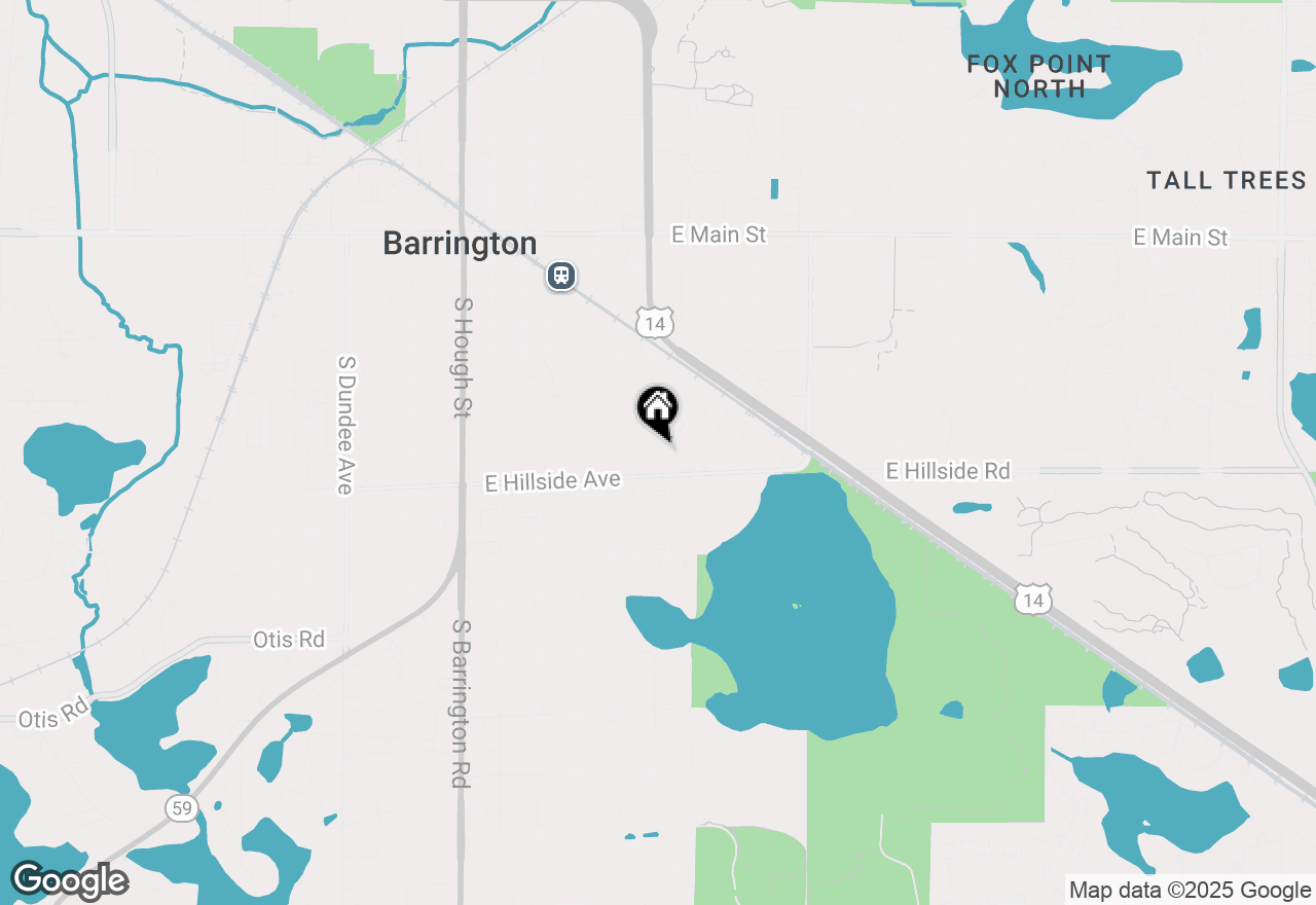 Map of (Address confidential), Barrington, Illinois 60010