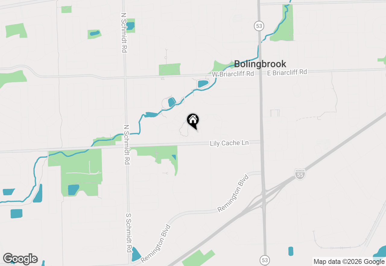 Map of 309 Emerald Court, Bolingbrook, IL 60440