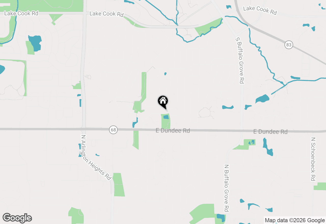 Map of 590 Hapsfield Lane, Buffalo Grove, IL 60089