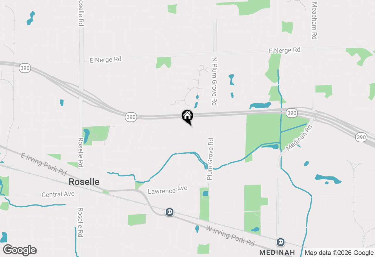 Map of 636 Forum Drive #636, Roselle, IL 60172
