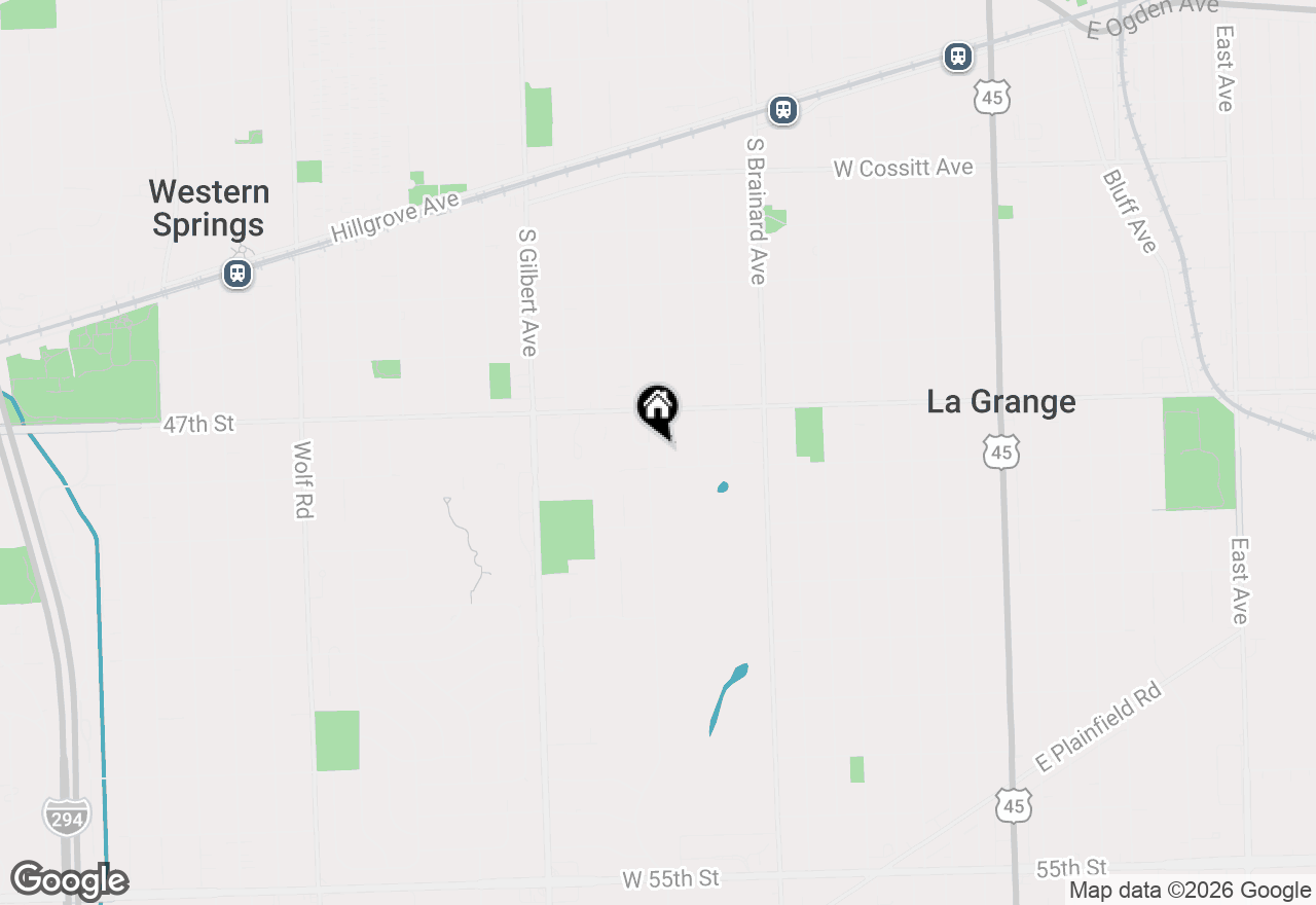 Map of 534 Sunset Avenue, La Grange, IL 60525