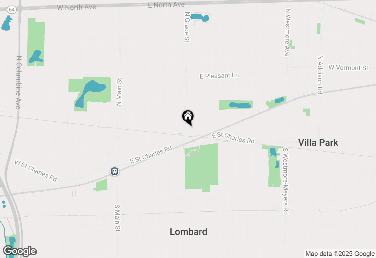 Map of 405 E Prairie Avenue, Lombard, IL 60148