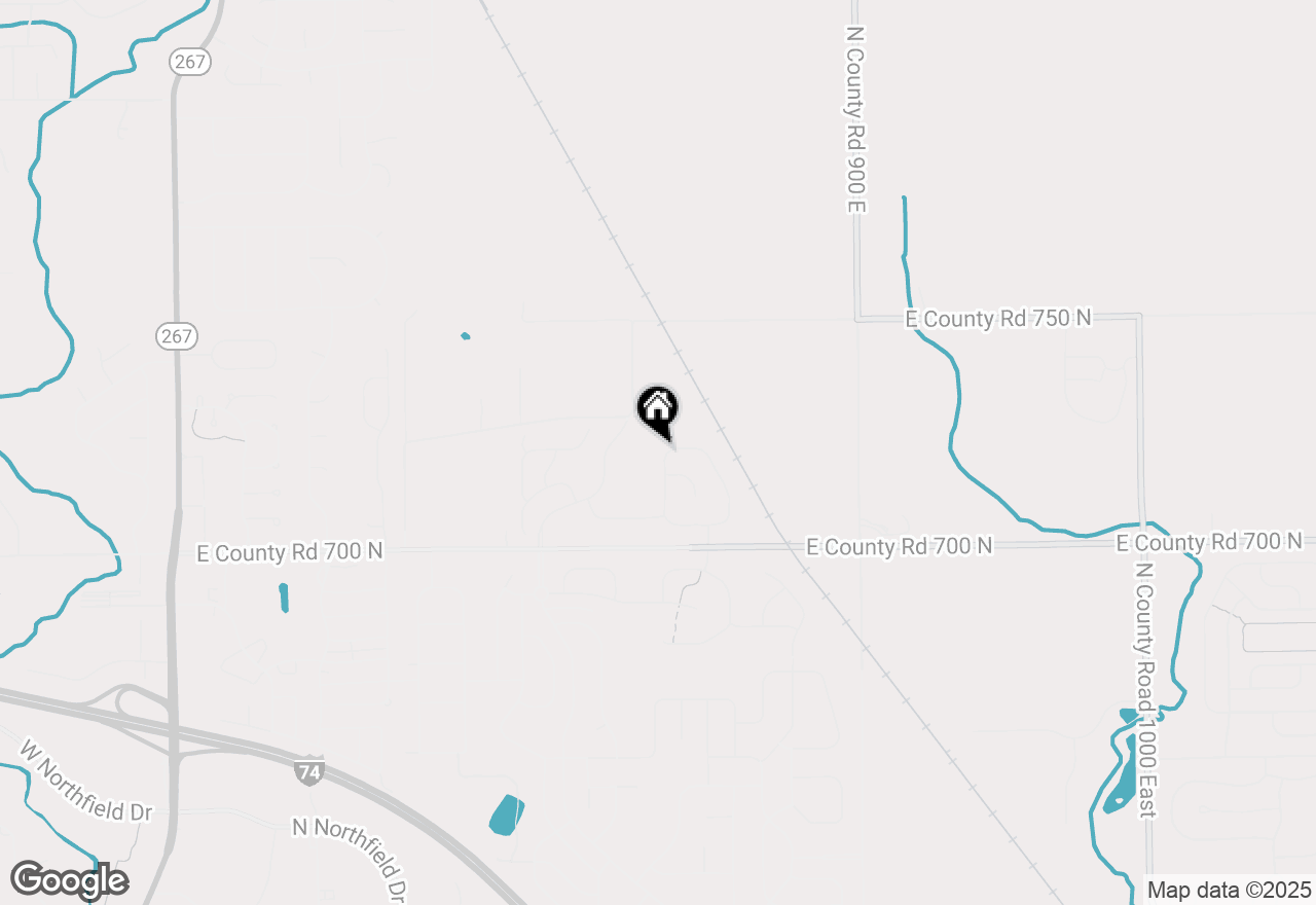 Map of 7158 Sugar Maple Lane, Brownsburg, IN 46112