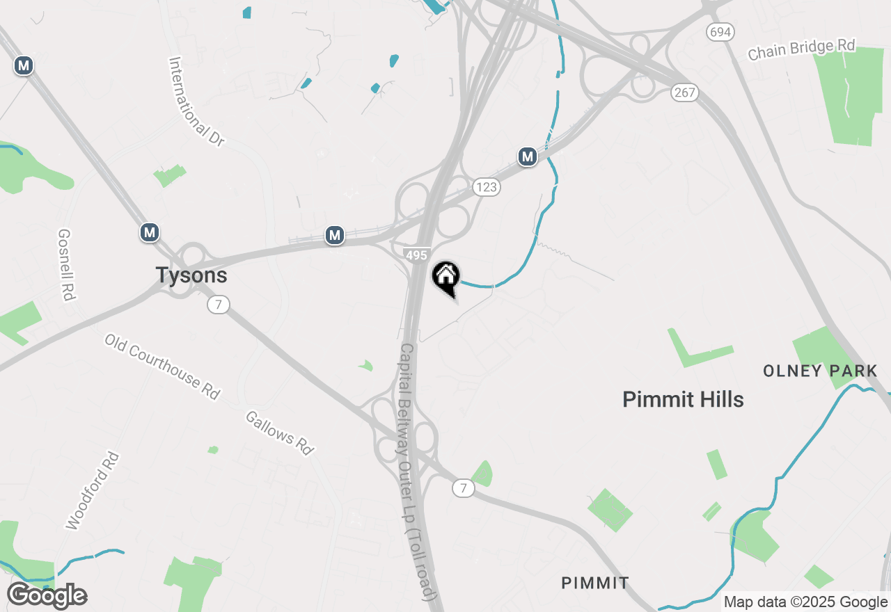 Map of 1800 Old Meadow Road #321, Mclean, VA 22102