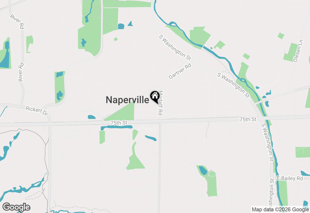 Map of 413 Buckeye Drive, Naperville, IL 60540