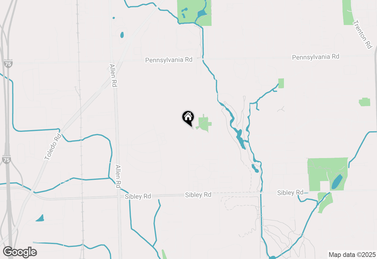 Map of 17741 Fox Glen Drive, Riverview, MI 48193