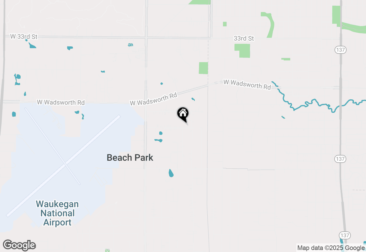 Map of 11222 W Leland Avenue, Beach Park, IL 60099