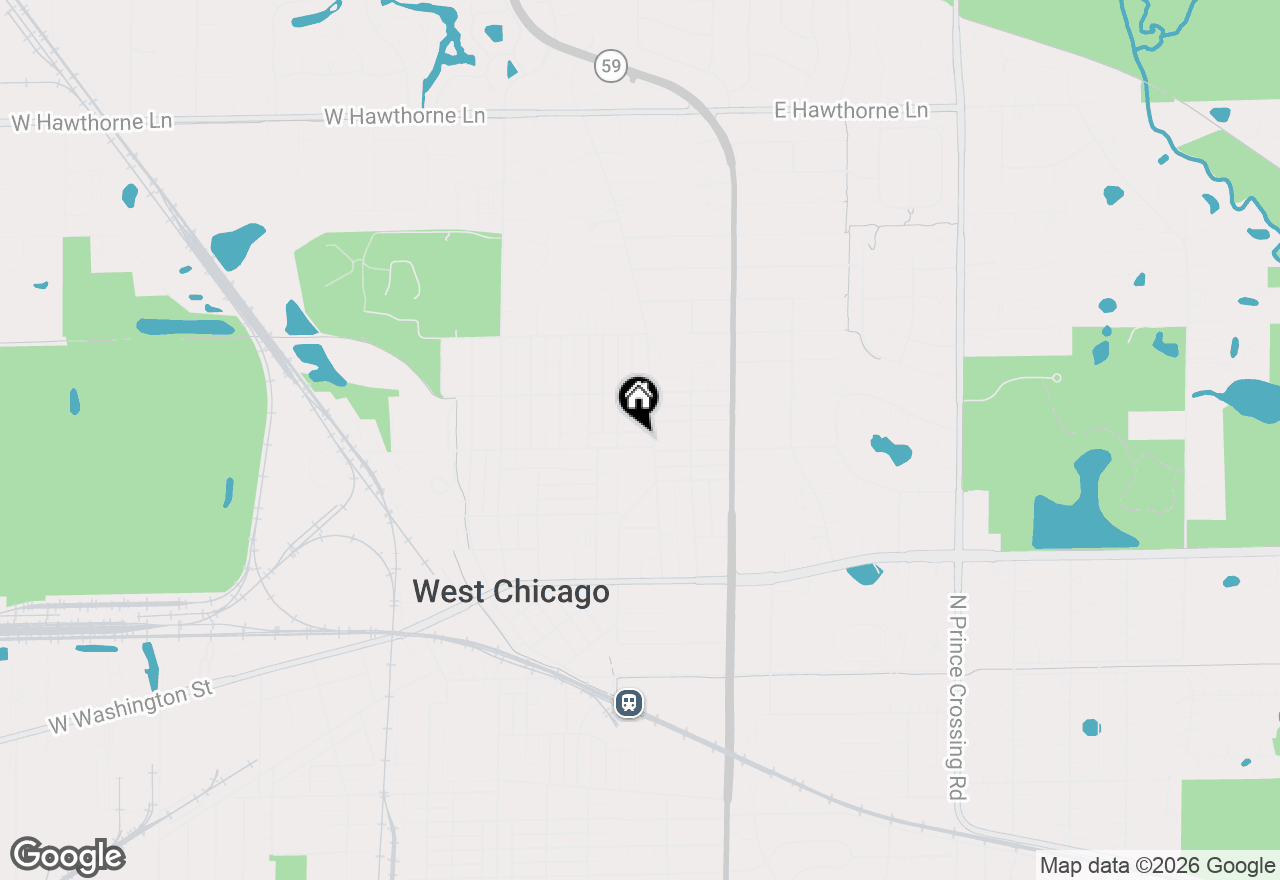 Map of 621 E Grand Lake Boulevard, West Chicago, IL 60185