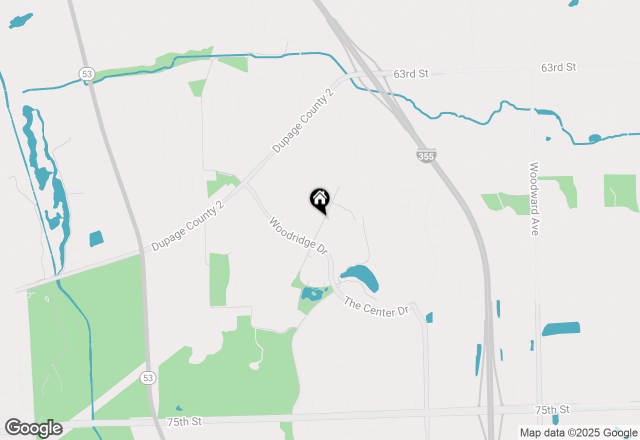 Map of 6805 Westmoreland Drive, Woodridge, IL 60517