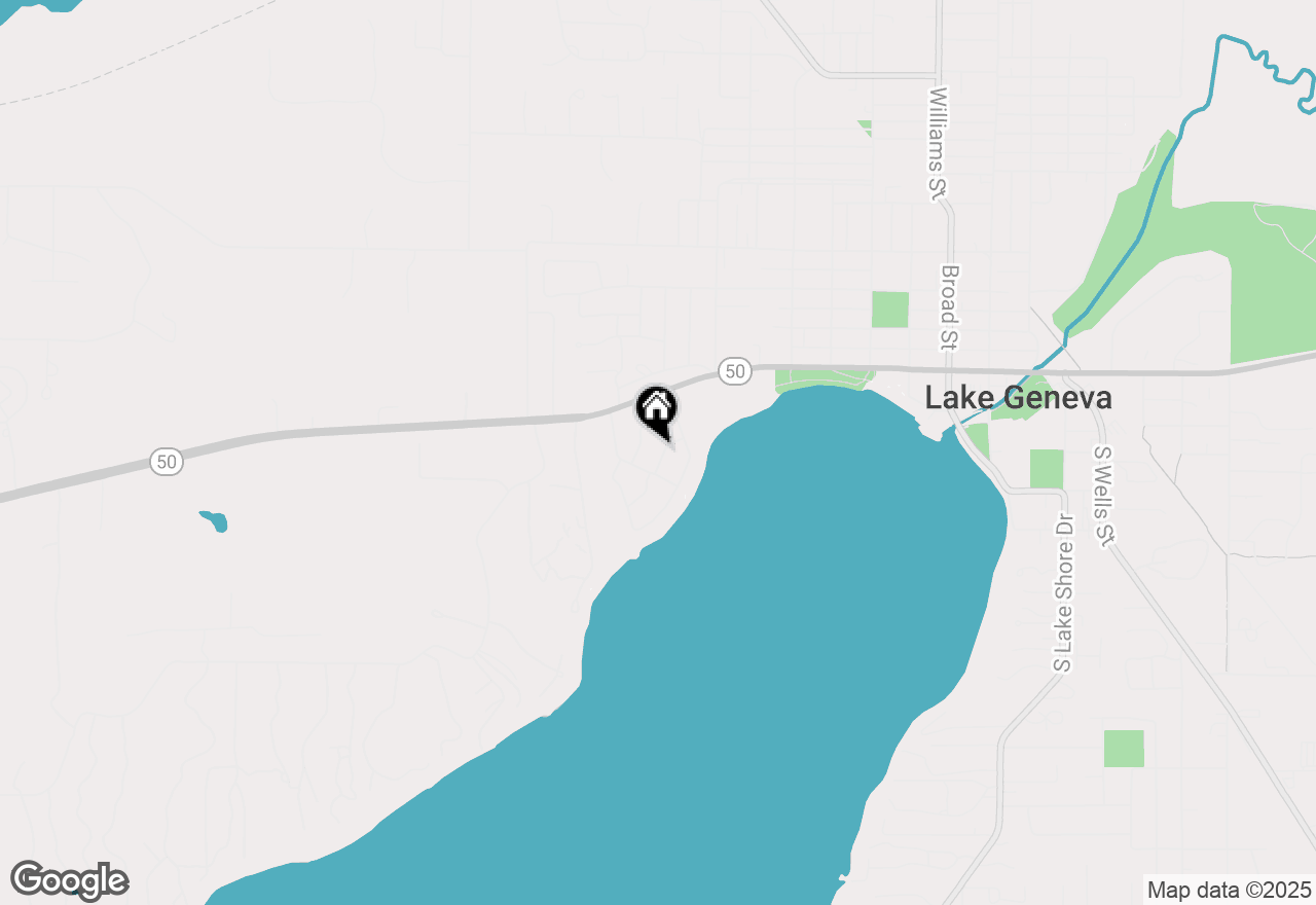 Map of 1567 Evergreen Ln, Lake Geneva, WI 53147