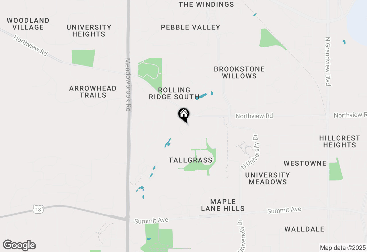 Map of 2117 Bluestem Dr #0202, Waukesha, WI 53189