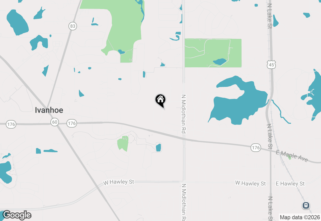 Map of 1022 Wrens Gate, Mundelein, IL 60060