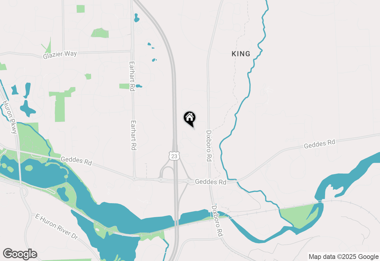 Map of 4287 Pine Ridge Court, Ann Arbor, MI 48105