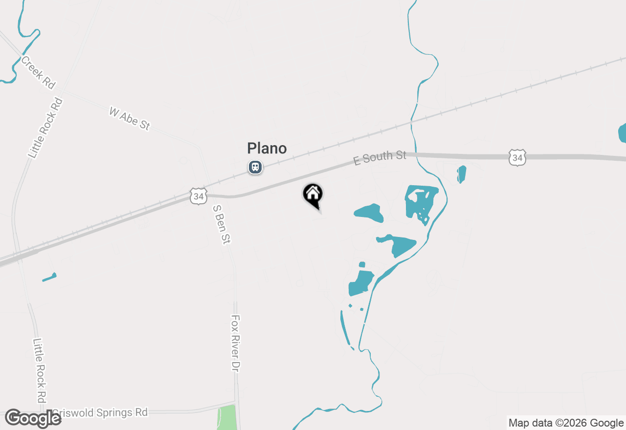 Map of 423 S Hale Street, Plano, IL 60545