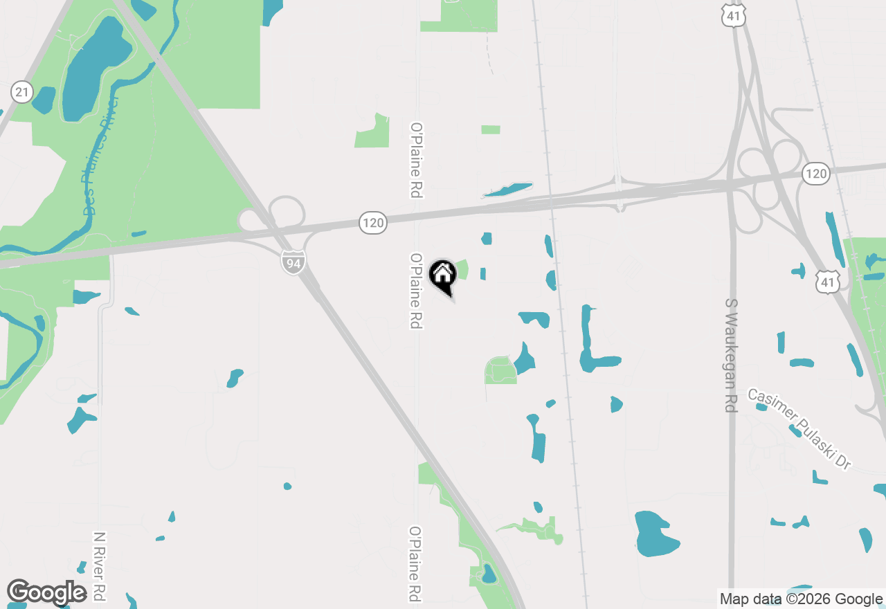 Map of 983 S Darla Court #983, Waukegan, IL 60085