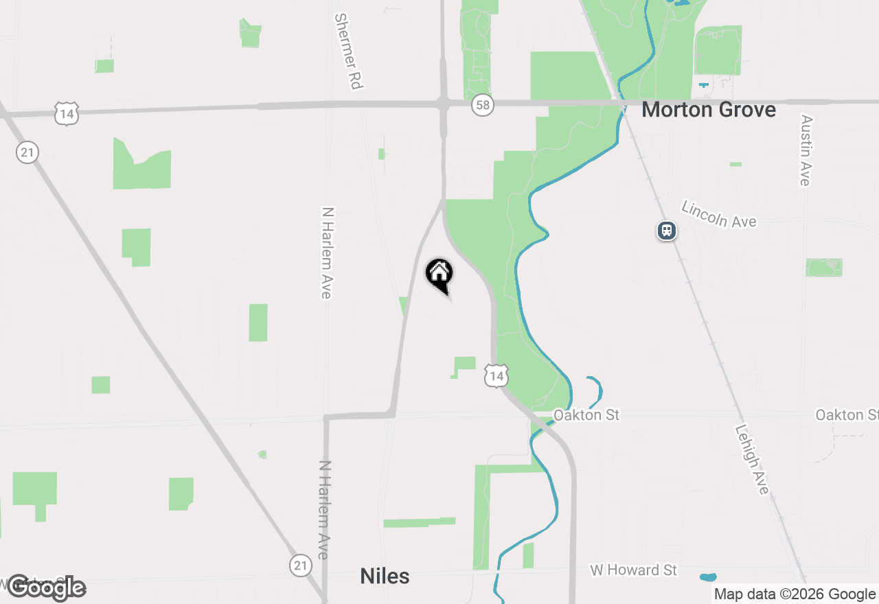 Map of 6929 W Madison Street, Niles, IL 60714