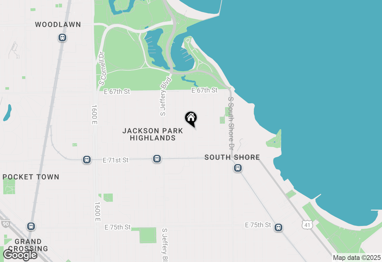 Map of 6923 S Merrill Avenue, Chicago, IL 60649