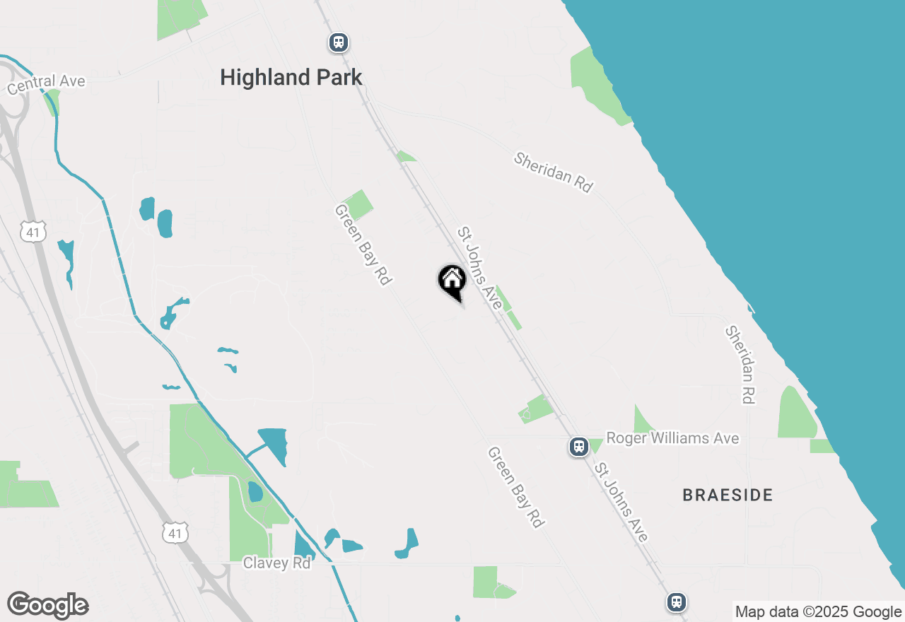 Map of 1030 Ridgewood Drive, Highland Park, IL 60035