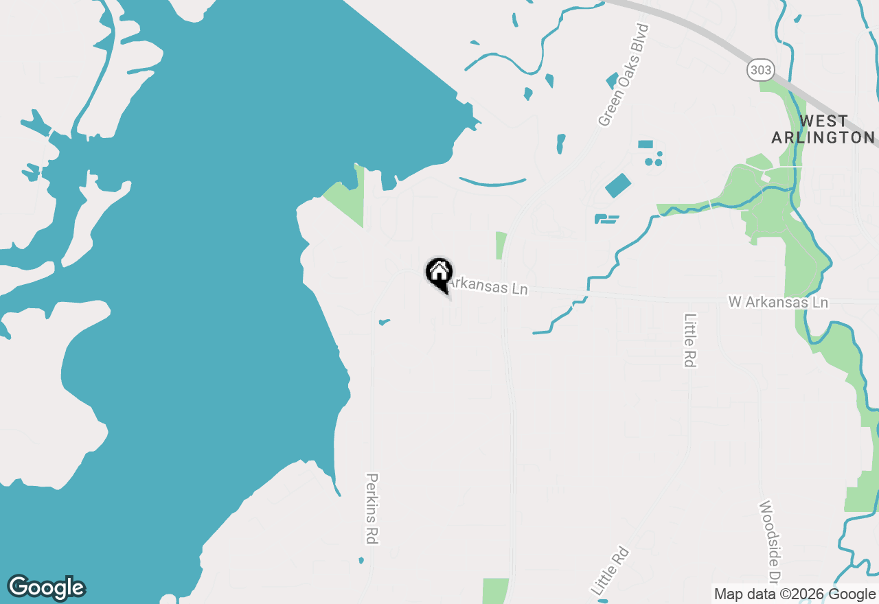 Map of 2318 Lindblad Court, Arlington, TX 76016