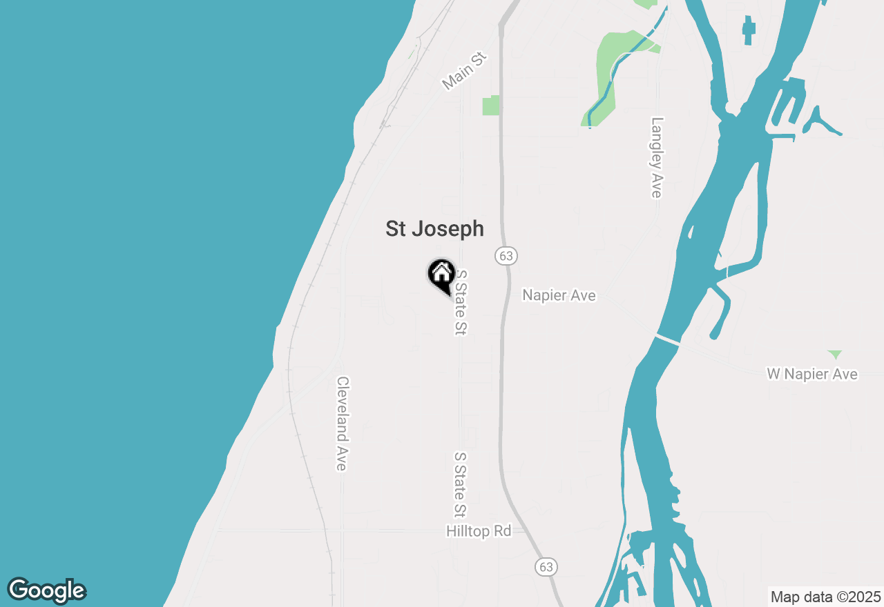 Map of 514 Granada Avenue, St Joseph, MI 49085