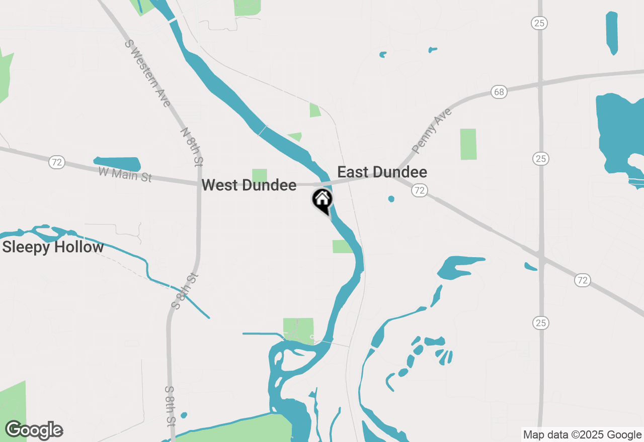 Map of 93 Liberty Street, West Dundee, IL 60118