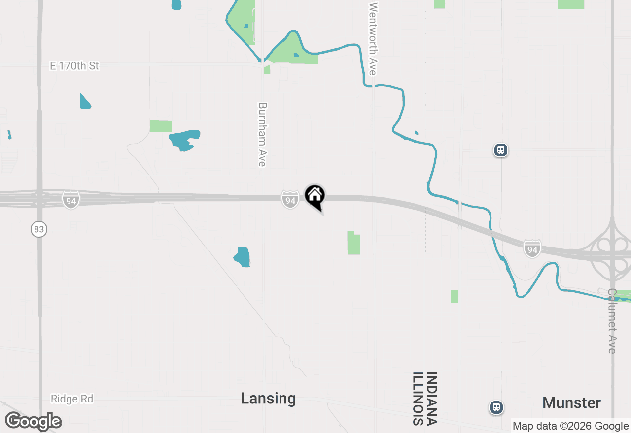 Map of 17530 Henry Street, Lansing, IL 60438