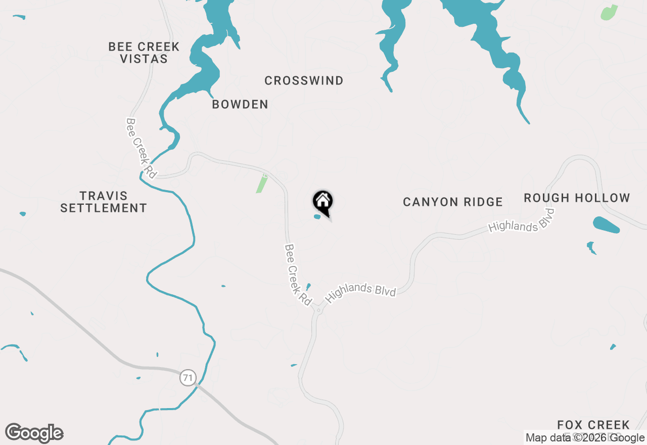 Map of 305 Avena Trl, Austin, TX 78738