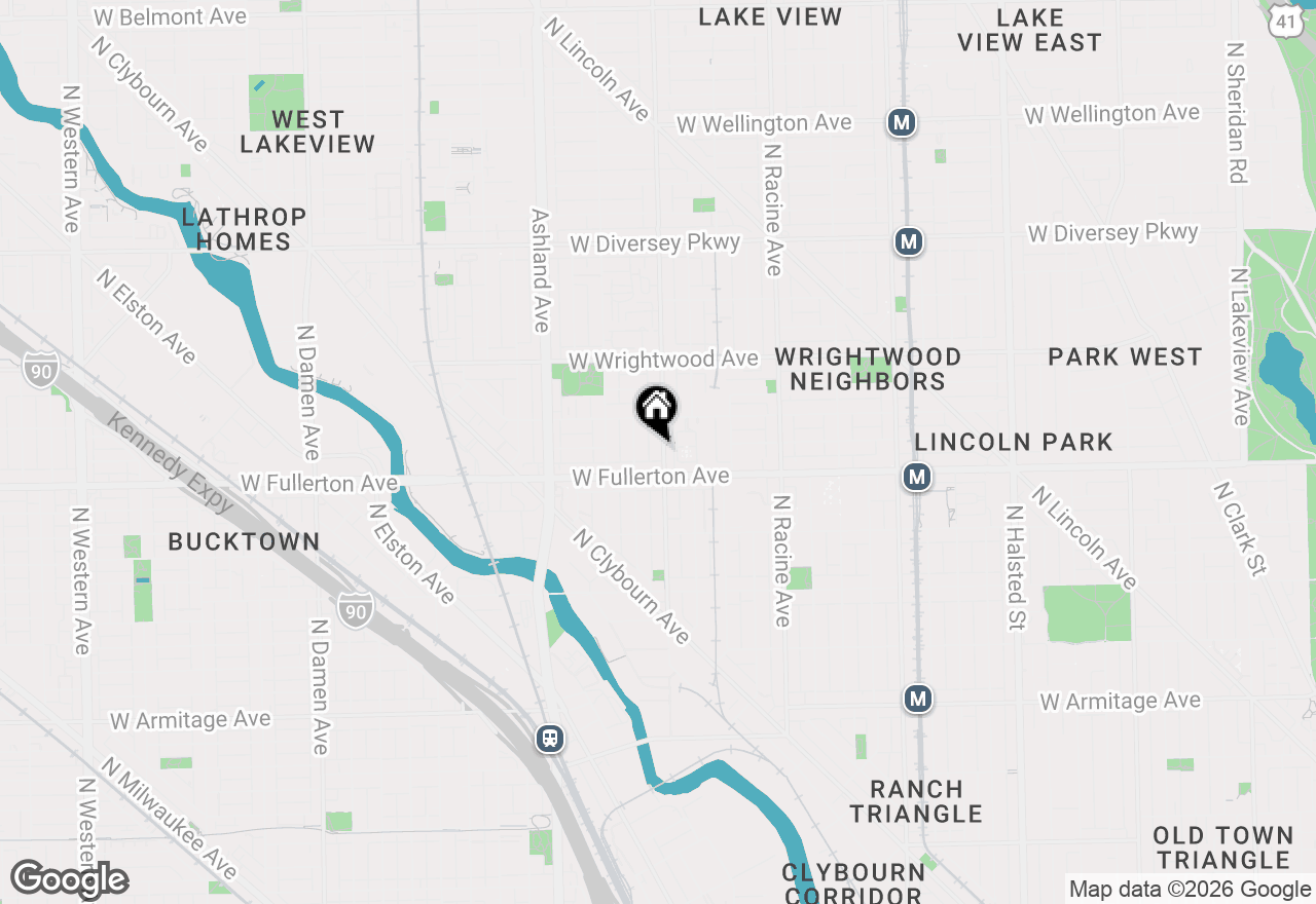 Map of 2424 N Southport Avenue #C, Chicago, IL 60614