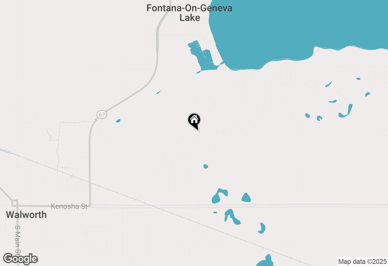 Map of 866 Sauganash Dr, Fontana, WI 53125