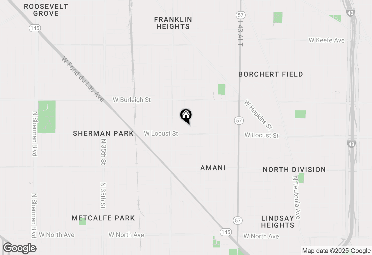 Map of 2929 N 25th St, Milwaukee, WI 53206