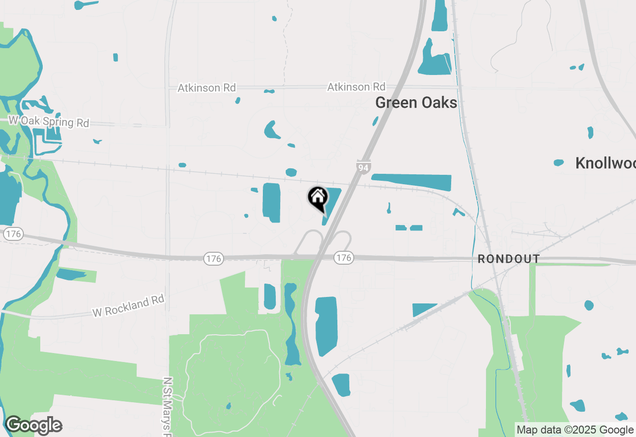 Map of 14355 Spring Meadow Court, Libertyville, IL 60048