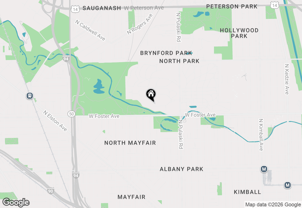 Map of 5225 N Rivers Edge Terrace #403, Chicago, IL 60630