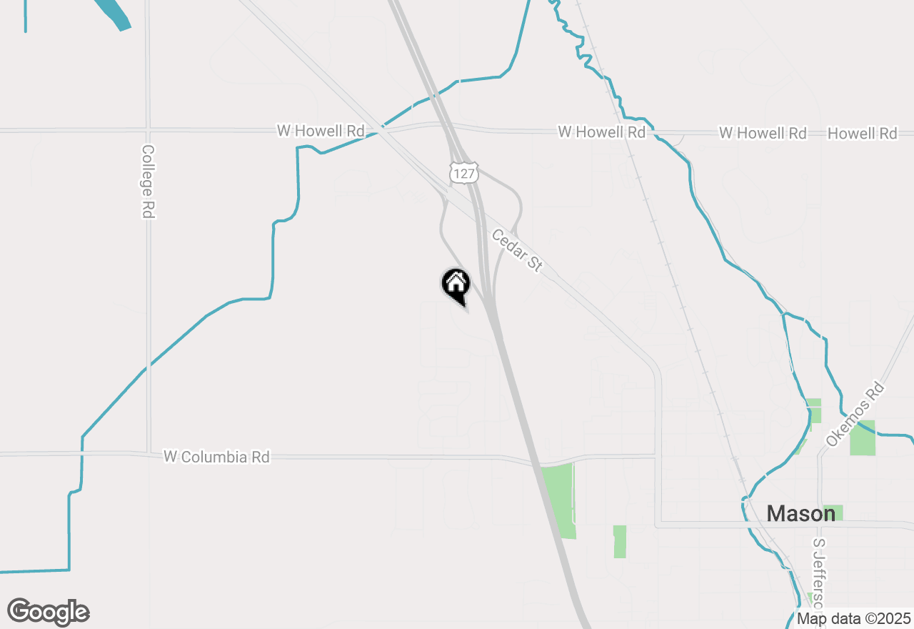 Map of 305 Oak Ridge Street, Mason, MI 48854