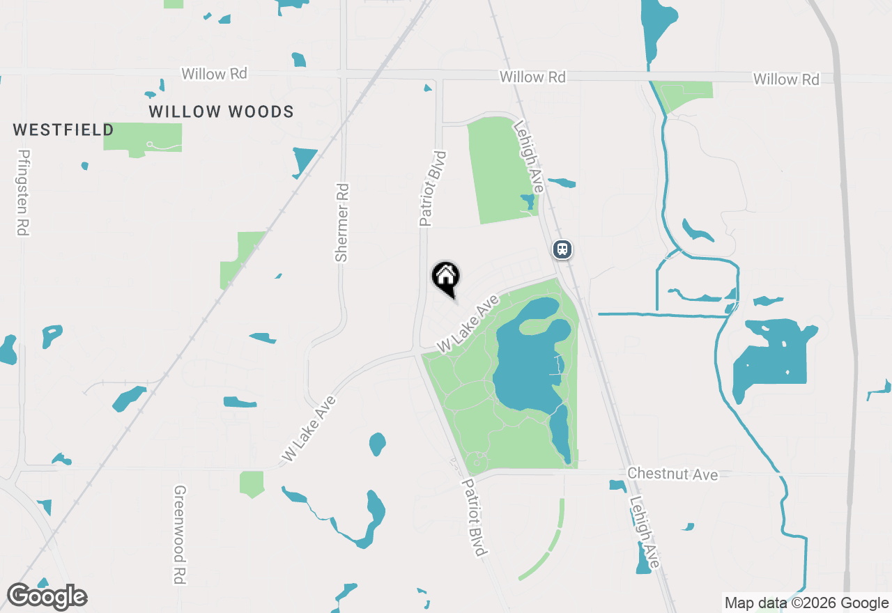 Map of 2634 Violet Street, Glenview, IL 60026