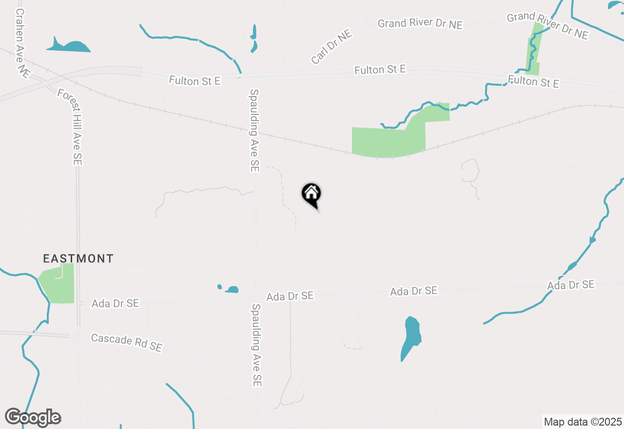 Map of 423 Abbey Mill Drive Se, Ada, MI 49301